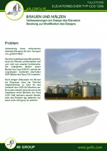 Fallstudie: Elevator Redesign mit CC-S Bechern - von Getreide zu grünem Malz