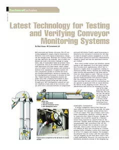 Whitepaper: Testing & Verifying Conveyor Monitoring Systems