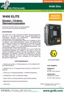 Datenblatt - W400 Elite