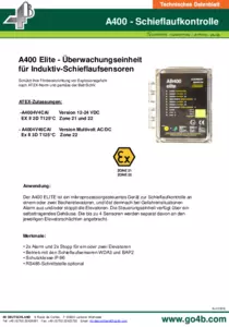 Datenblatt - A400 Elite