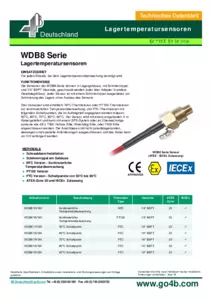 Datenblatt - WDB8 Sensor