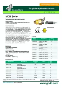 Datenblatt - MDB Sensor