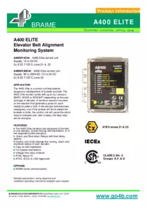 Product Datasheet - A400 Elite