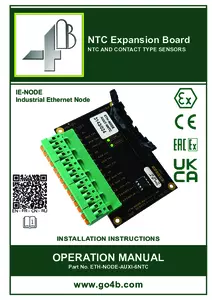 Product Manual - NTC Expansion Board for IE-Node