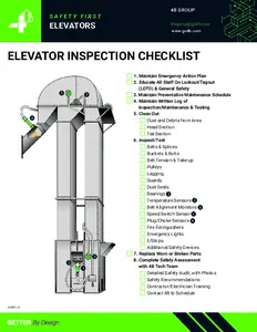 Bucket Elevator Safety Checklist