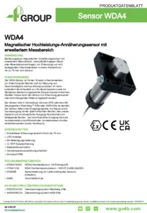 Datenblatt - WDA4-Sensor