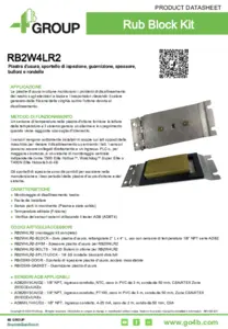 Scarica il PDF: RB2W4LR2 - Rub Block Kit