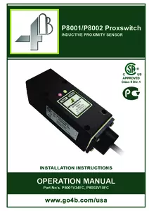 Product Manual - P8001 & P8002
