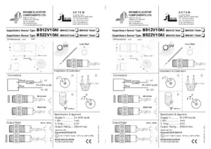 Product Manual - BS12V10AI / BS22V10AI