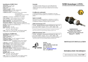 Manuel - M3001V10AI & M3005V10AI (ATEX & IECEx approved)