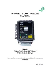 Product Manual - W400