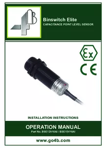 Product Manual - BSE12V10AI / BSE22V10AI