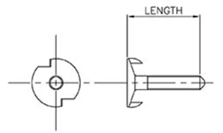 4B  Fang bolt - drawing