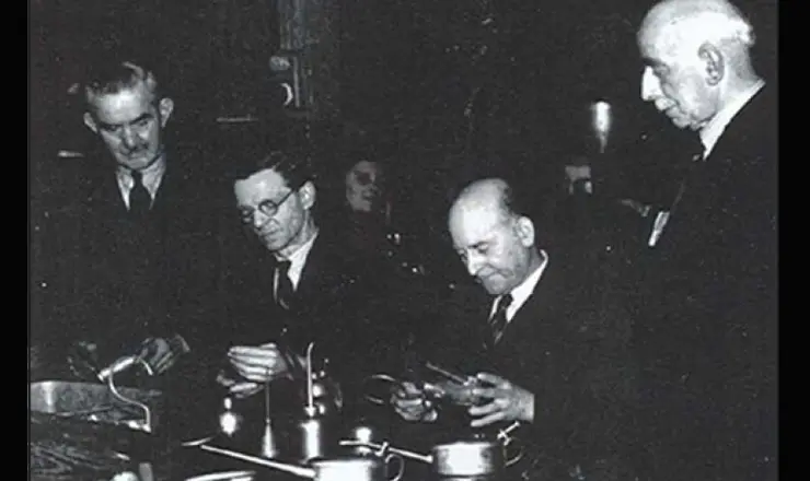 T.F. Braime Pictured (Far Right) - 1943